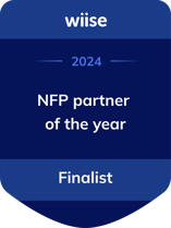 NFP partner of the year badge