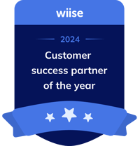 Customer success partner of the year badge