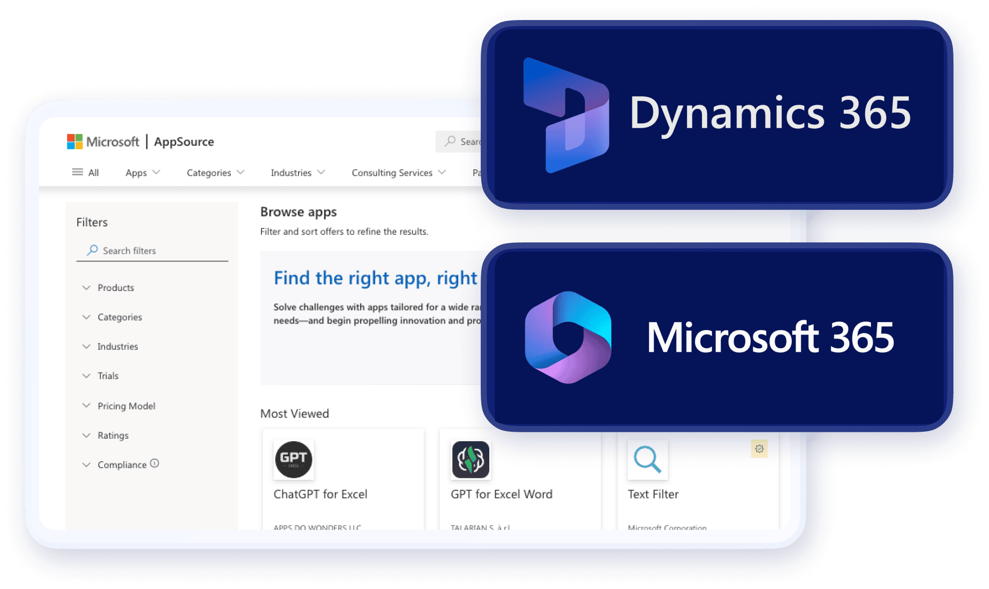 Microsoft 365, Dynamics and Appsource
