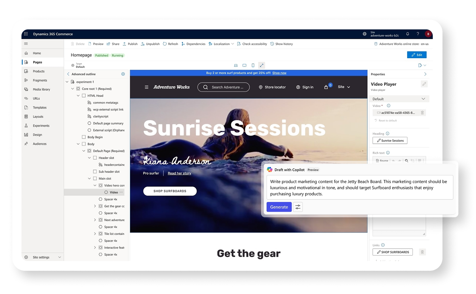 Dynamics 365 commerce